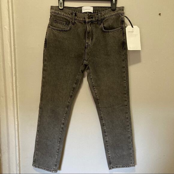 Current/Elliott Straight Leg Jeans size US 26 the Fling NWT Washed Out Black - Picture 9 of 9